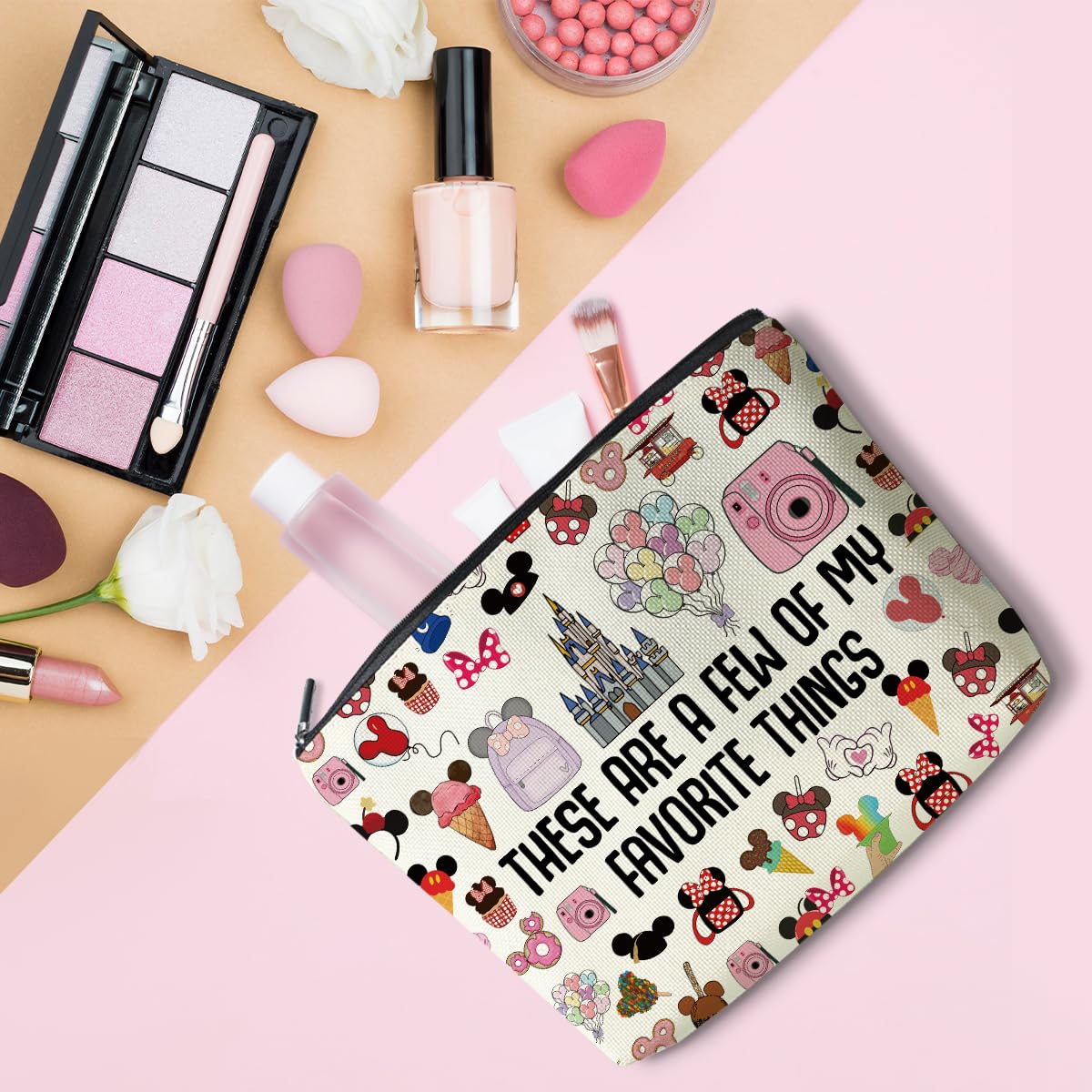 LongXIN double-sided color graphics pouch adds cheerful style to routines.