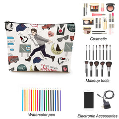 LONGXIN Twilight Merch makeup bag waterproof fabric emphasizes durable, spill-resistant storage