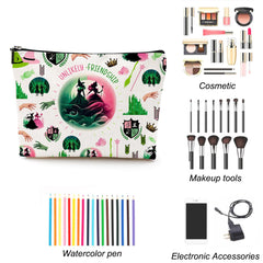 LONGXIN Witch Merch makeup bag double-sided colorful graphics ideal for gifts