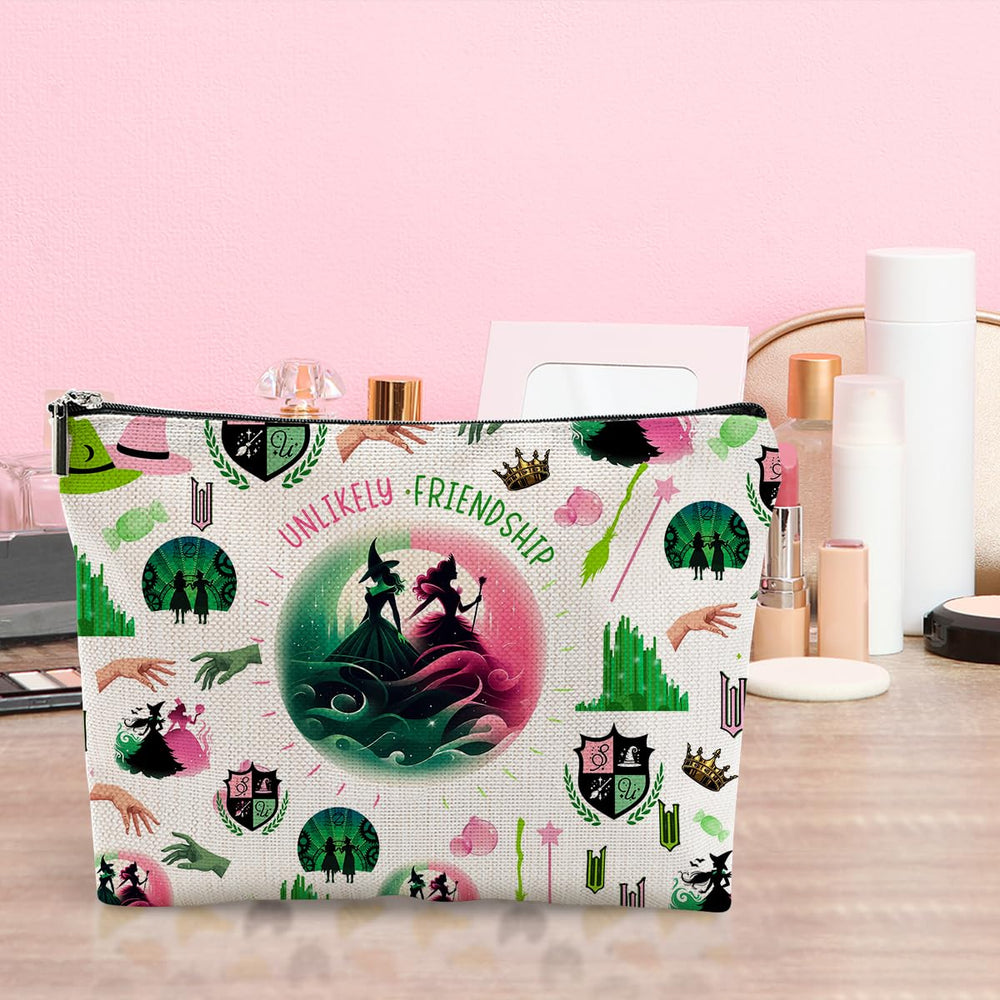 LONGXIN Witch Merch makeup bag in travel setup for on-the-go routines
