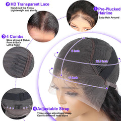 LONREAW HD transparent lace cap stays breathable and blends with skin.