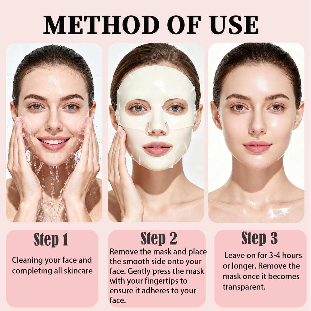 Loobexery bio-collagen mask suited for all skin types during recovery and hydration.