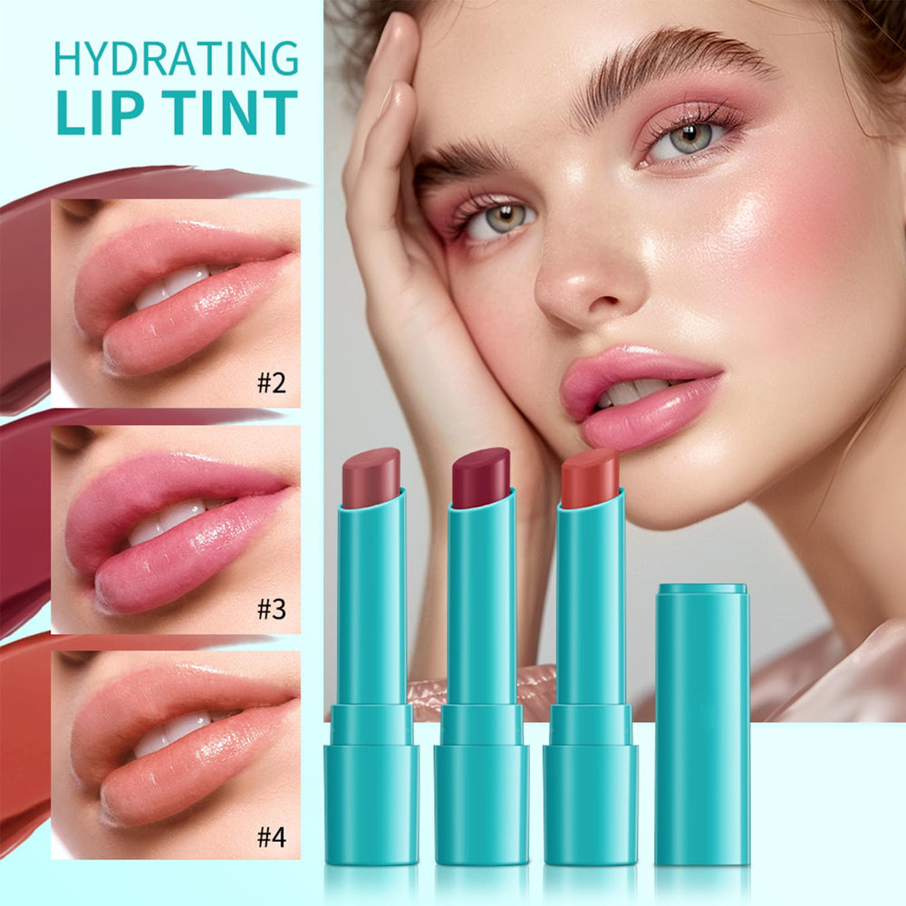 Loobexery lip tint natural hydration highlights botanical oils for refreshed lips.