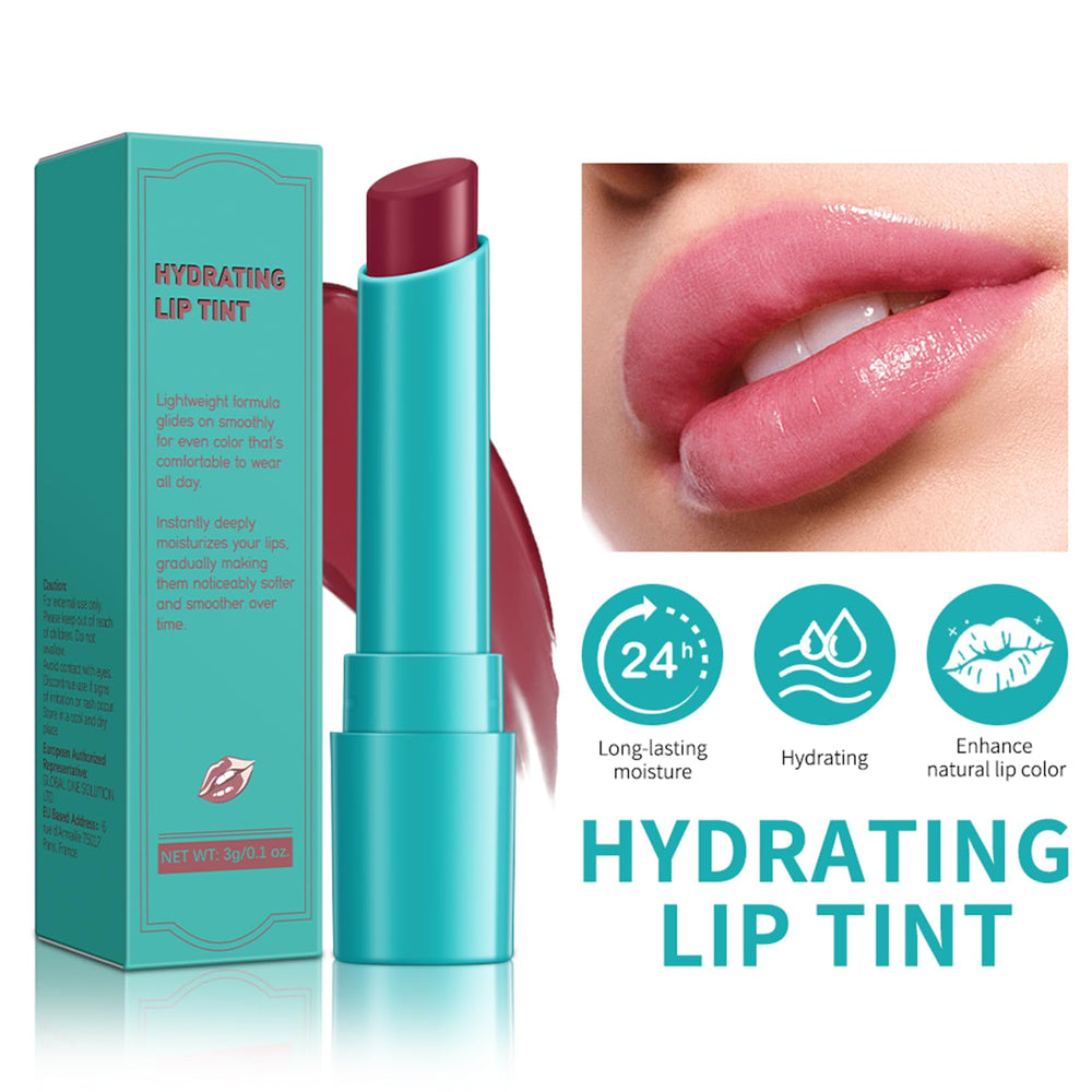 Loobexery lip tint non-sticky shine emphasizes long-lasting gloss without stickiness.