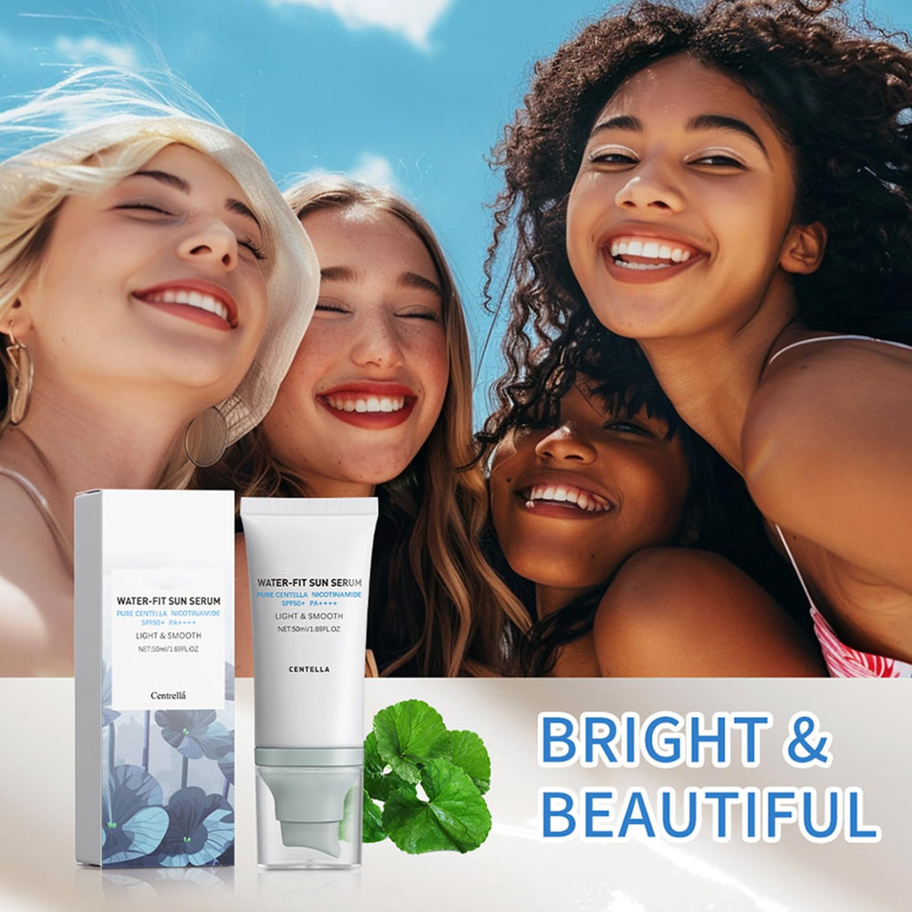 Loobexery sunscreen texture showing matte finish and easy application.
