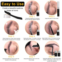Lookmee nutrition serum demonstrates brow conditioning for healthier-looking hairs.