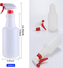 Looknniy adjustable nozzle bottle enables mist or stream spray.