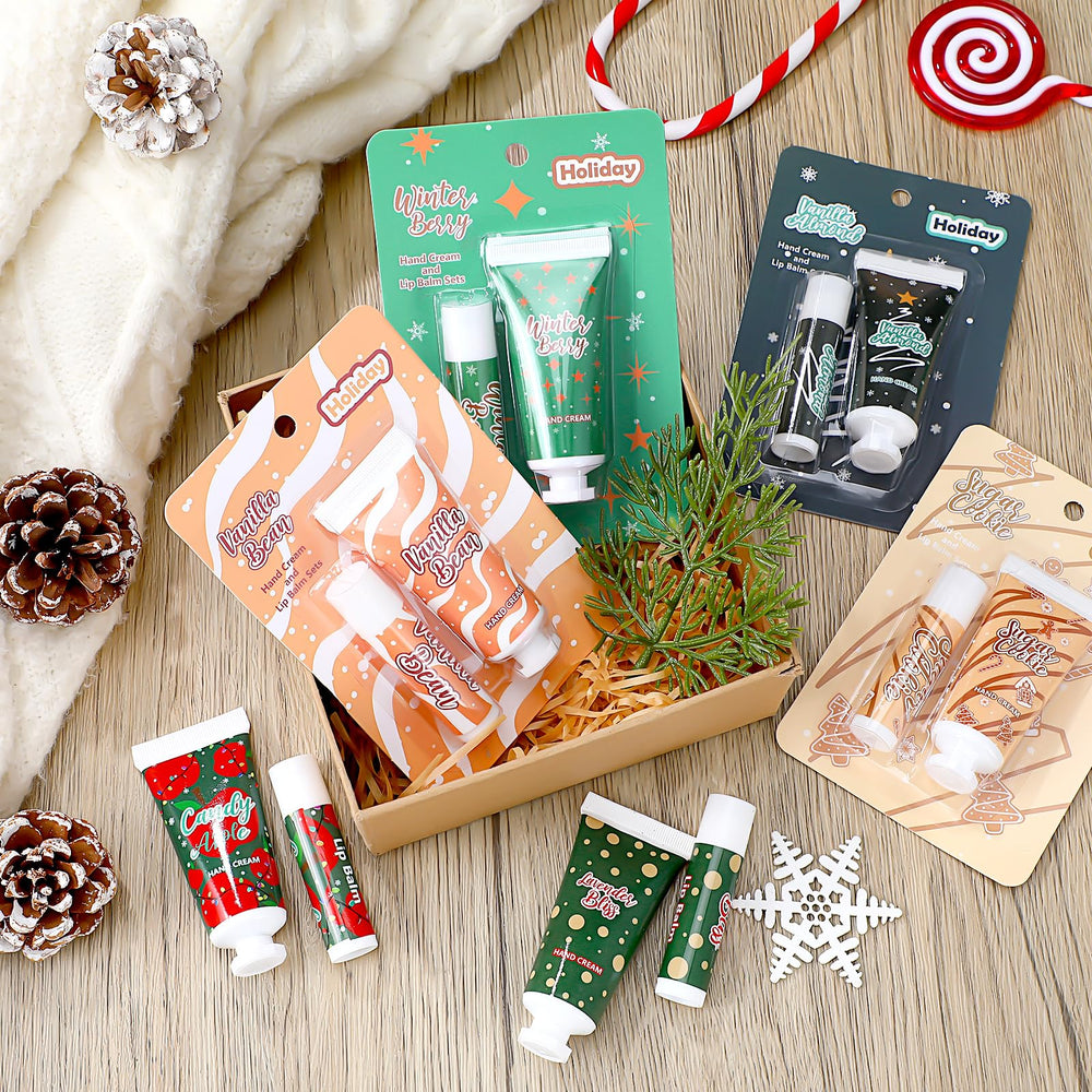 Loopeer holiday back card design shown with sets, enhances gift presentation.