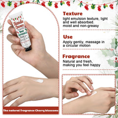 Loopeer cherry blossom-scented hand cream provides light hydration with floral notes