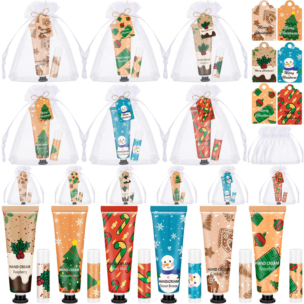 Loopeer Christmas hand cream set in festive packaging, ideal for gifting.