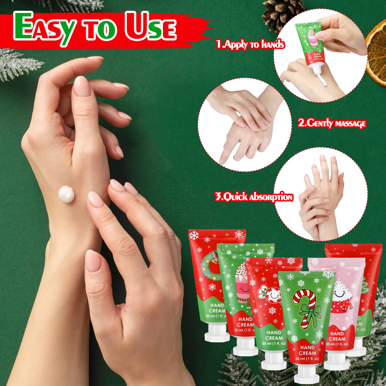 Loopeer lemon flavor hand cream for light, non-sticky moisture on busy days.