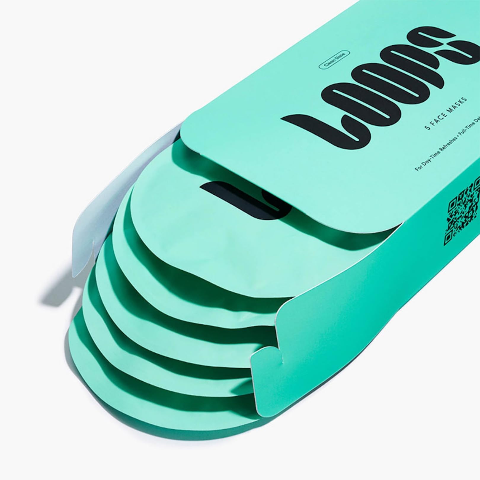 LOOPS CLEAN SLATE cruelty-free packaging emphasizes clean formula