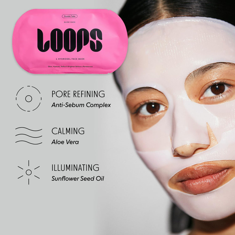 LOOPS Double Take gift-set display highlighting premium skincare gifts