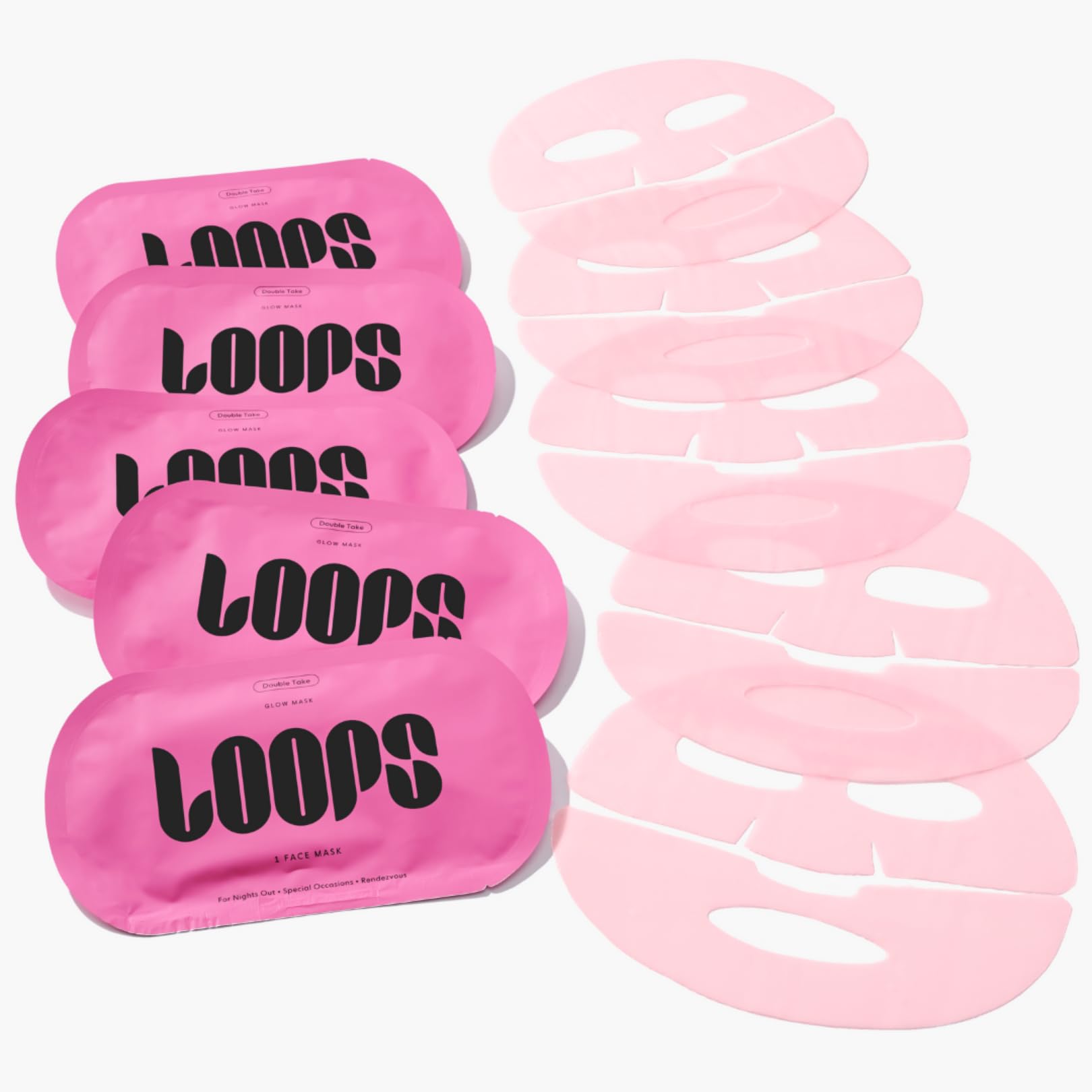 LOOPS Double Take three-option collection showcasing versatile skincare options