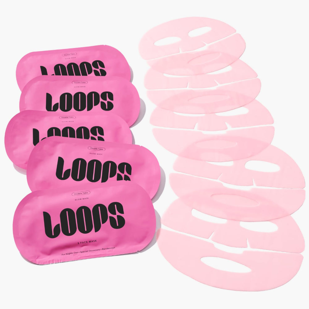 LOOPS Double Take three-option collection showcasing versatile skincare options