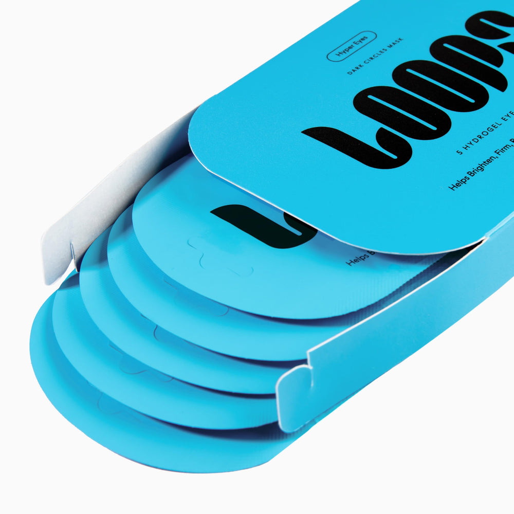 LOOPS Hyper Smooth Eye Mask two-pieces fit contours for comfortable sizing