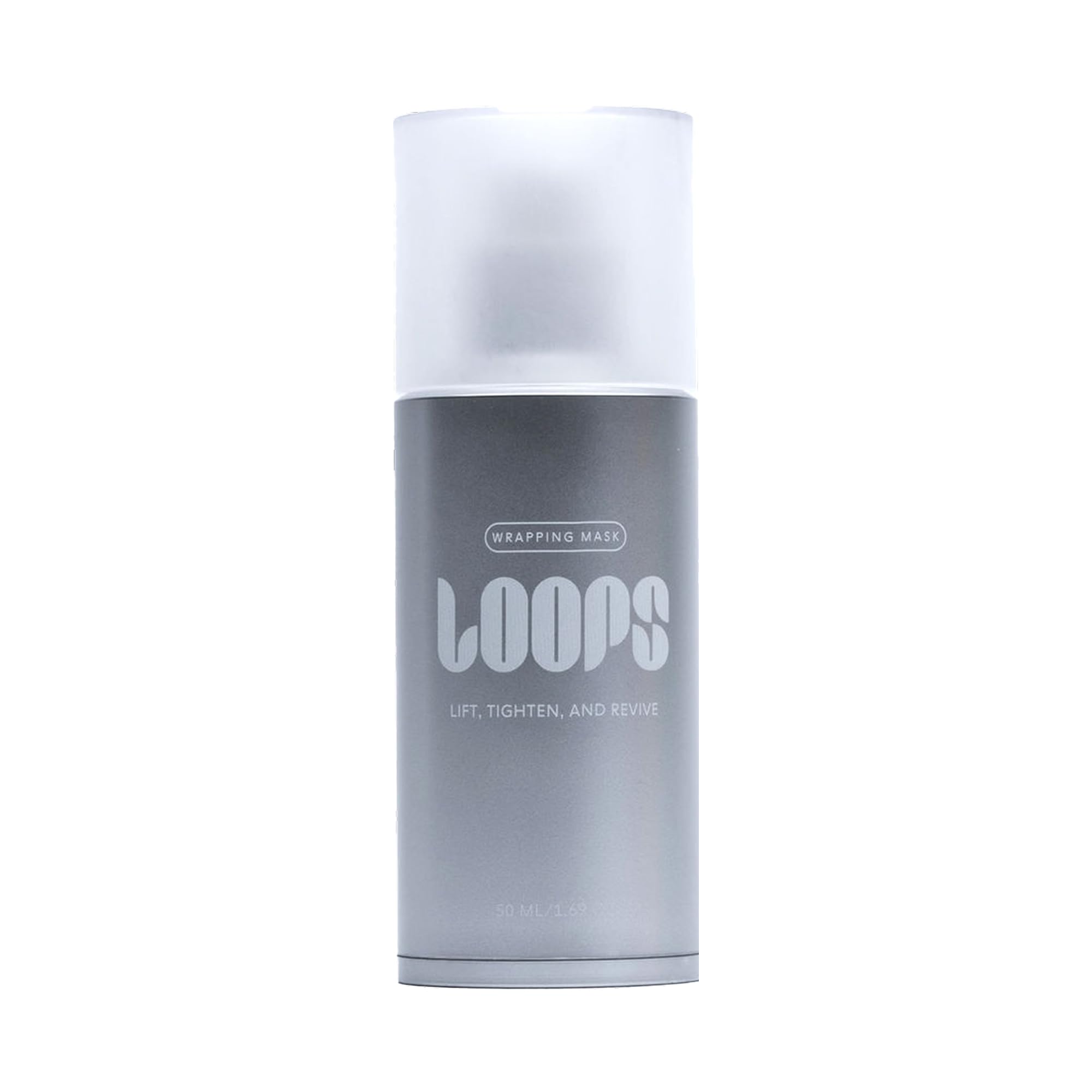 LOOPS Wrapping Mask packshot highlighting the collagen lift concept for premium skincare