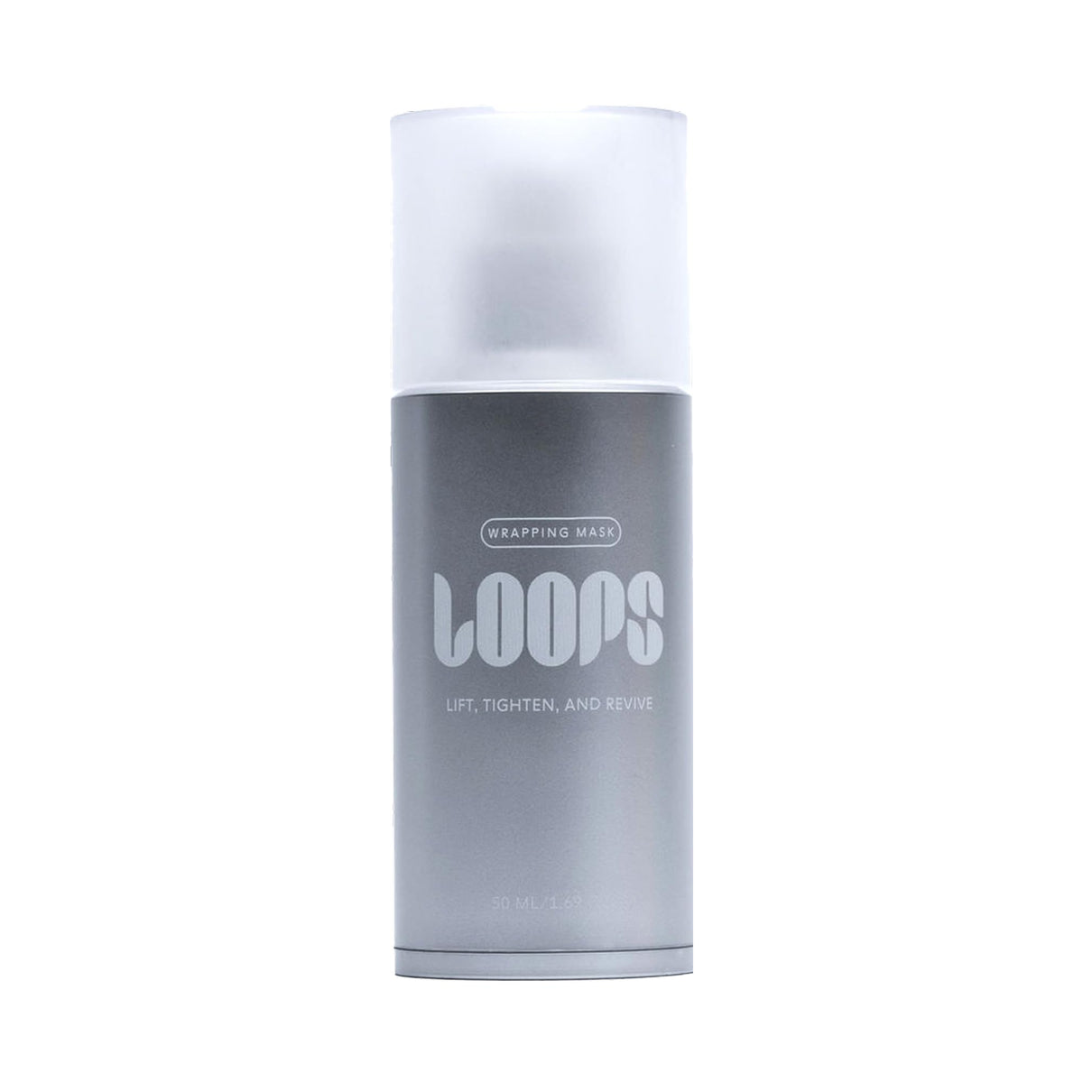 LOOPS Wrapping Mask packshot highlighting the collagen lift concept for premium skincare