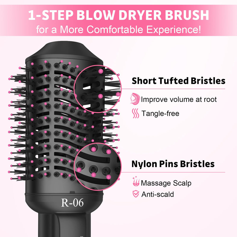 Lopeie with negative ion technology reduces frizz and adds shine.