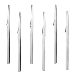 LOPURO pedicure-knife-tools-6pc-set with stainless blades for precise foot care.