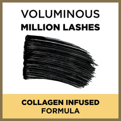 L’Oréal Paris Million Lashes mascara lashes definition from corner to corner for dramatic definition.