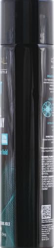 L'Oreal Paris Lock It on updo to preserve volume and style.