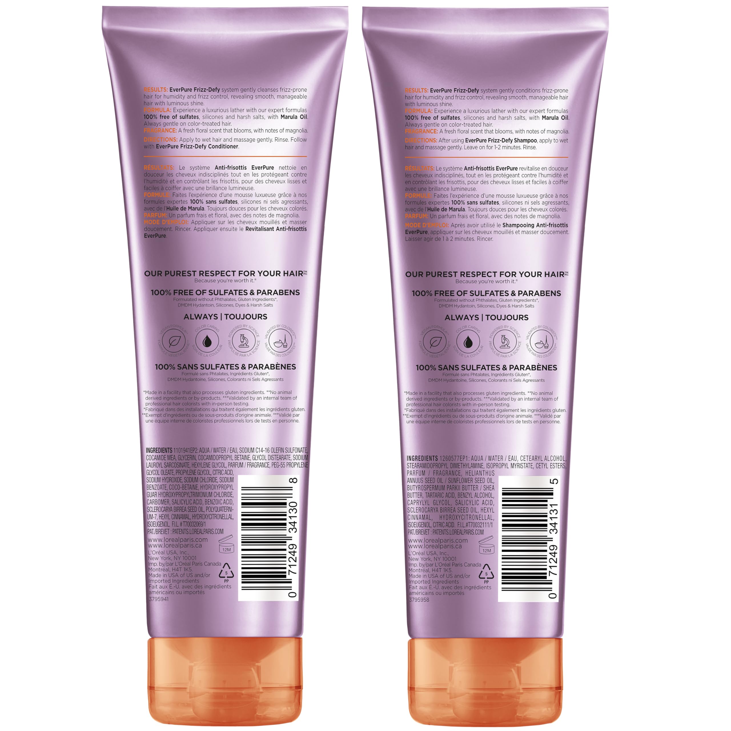 LOreal Paris After-Use Shine Hair Look showing smooth, polished finish.