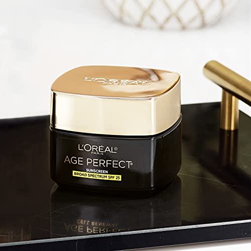 L'Oreal Paris Age Perfect application on cheek illustrating firmer looking skin