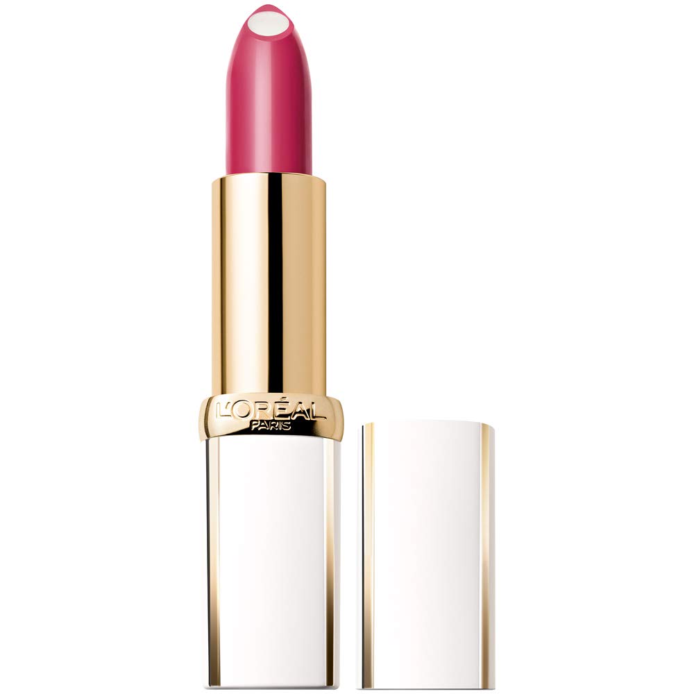 L’Oréal Paris Age Perfect lipstick Beautiful Rosewood cap swatch for hydrated lips.