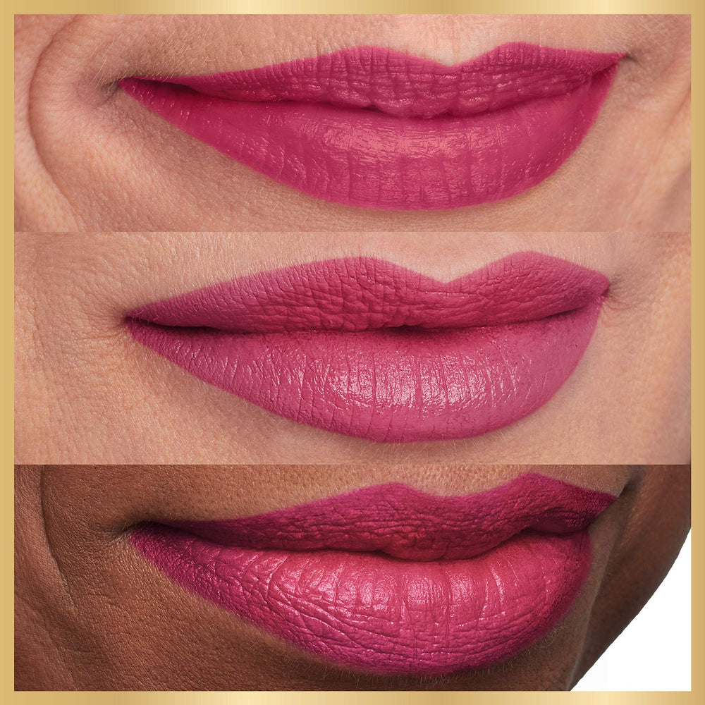 Packaging image of L'Oreal Paris Age Perfect Lipstick Splendid Plum on a vanity