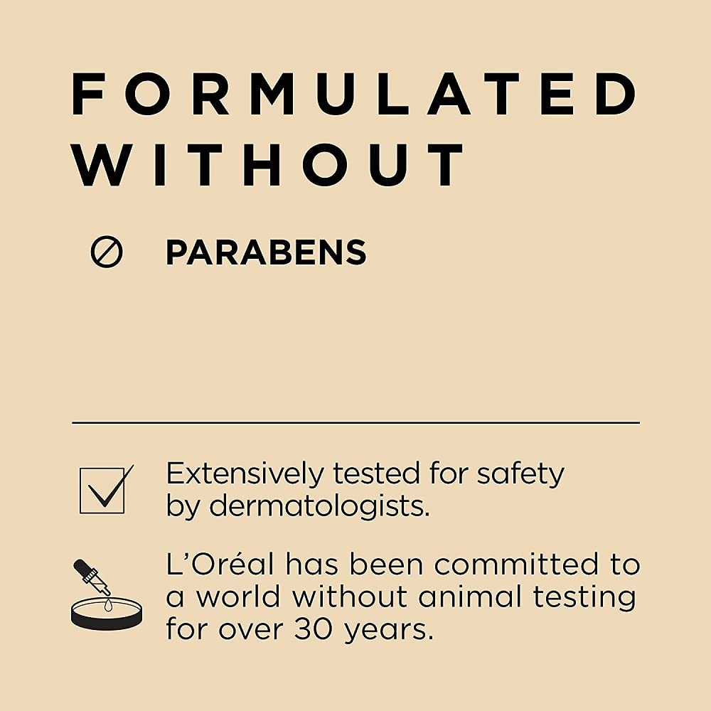 L'Oreal Paris Age Perfect Night Cream texture on skin demonstrates quick absorption.