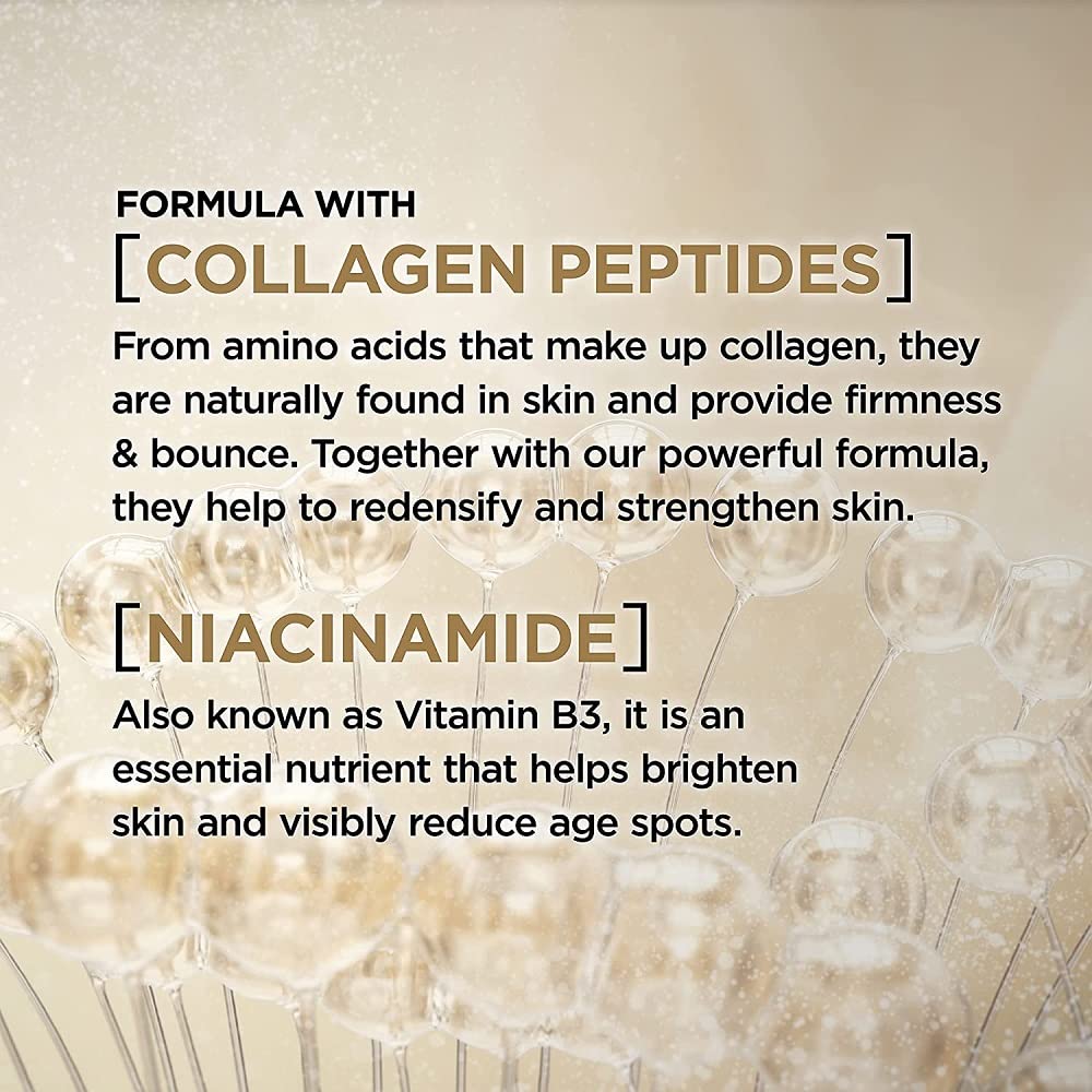 L'Oreal Paris Age Perfect Night Cream soy seed protein focus supports firming and even tone.