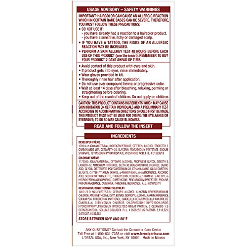 L\'Oreal Paris Age Perfect store display communicates premium hair color experience