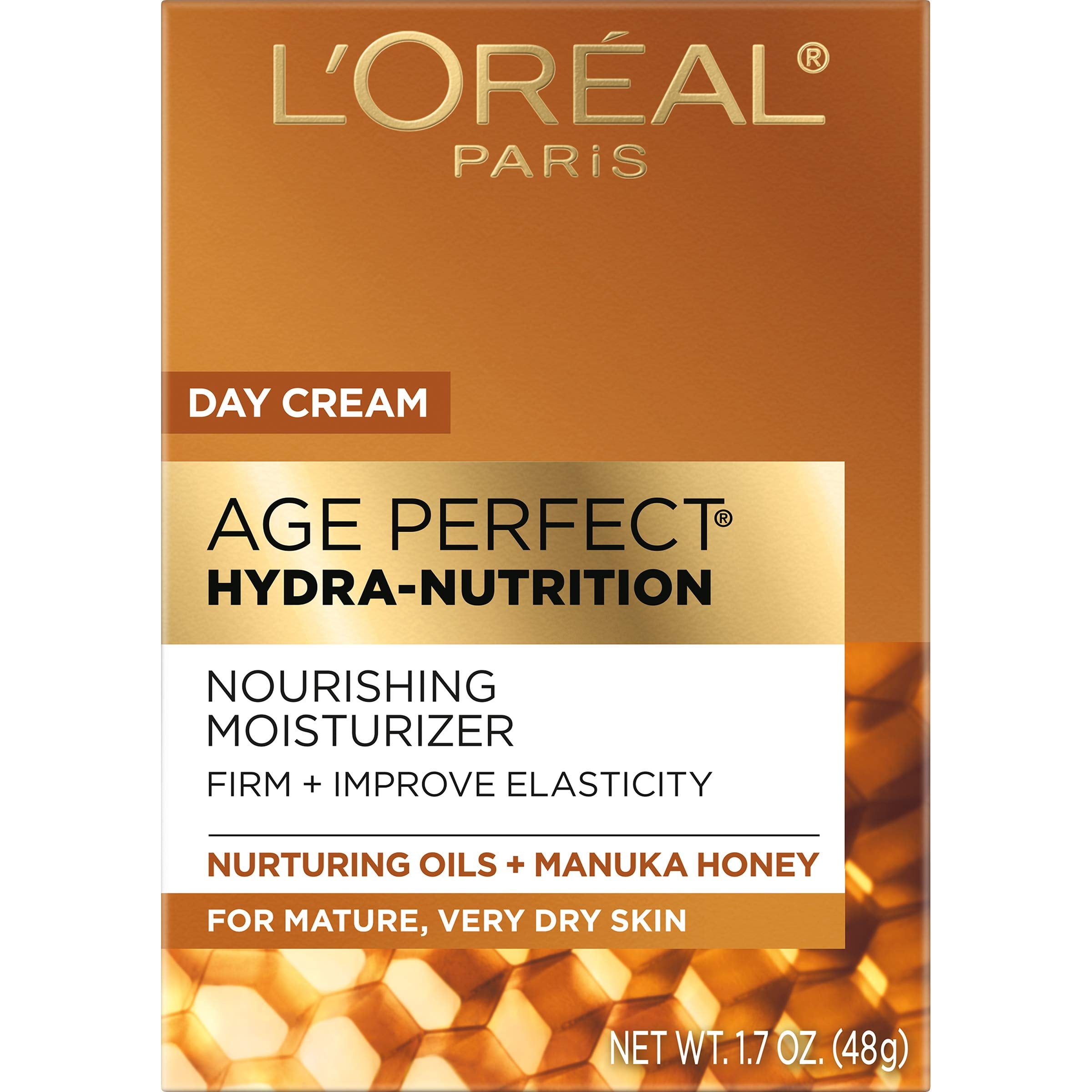 L'Oreal Paris Age Perfect skin firming look implied by soft facial silhouette