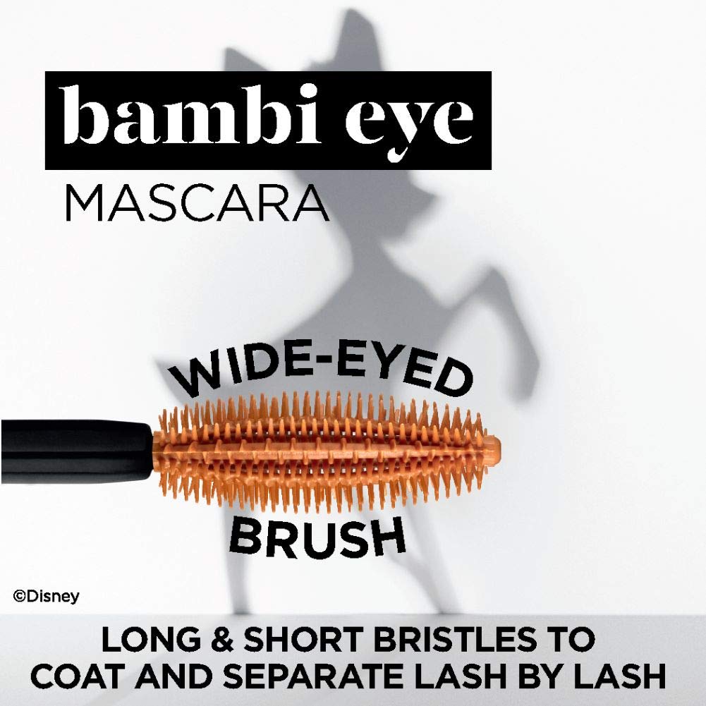 L'Oreal Paris Bambi Eye Mascara applying smoothly for clump-free lashes.