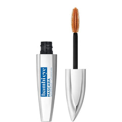 L'Oreal Paris Bambi Eye Mascara wand close-up showing lash-separating bristles for smooth, defined lashes.