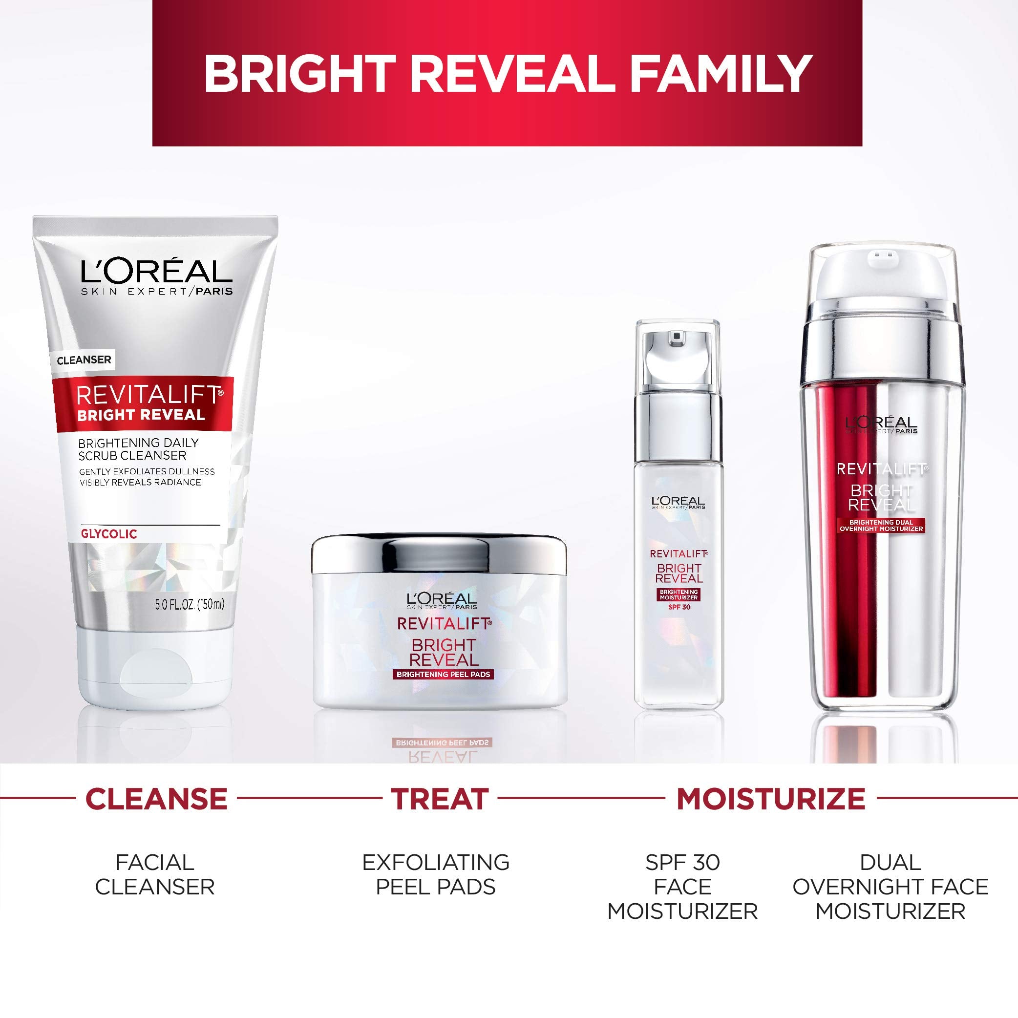 loreal-paris-brightening serum application on hands for smooth skin