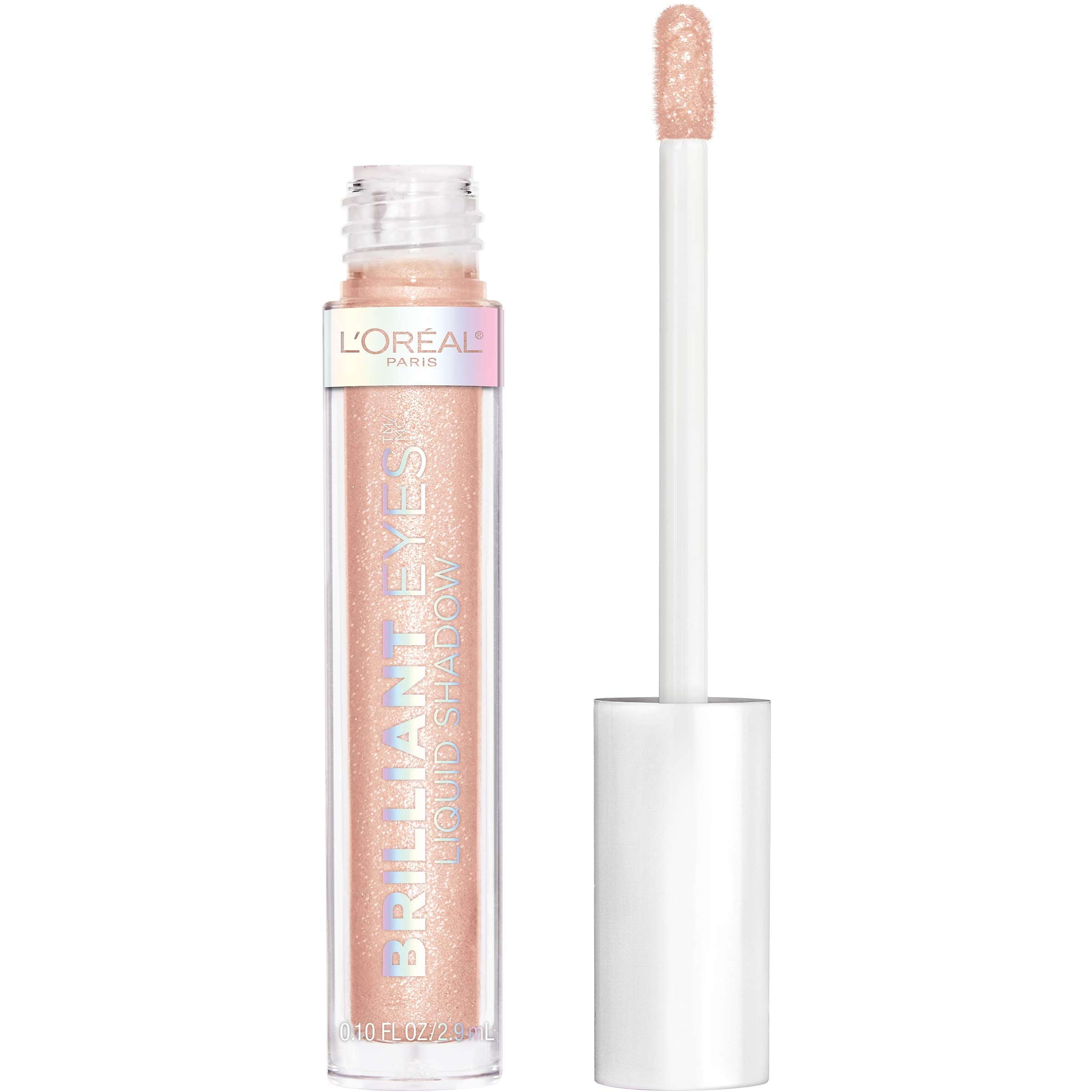 L'Oreal Paris Brilliant Eyes Diamond Drop close-up showing radiant shimmer with long-wear payoff