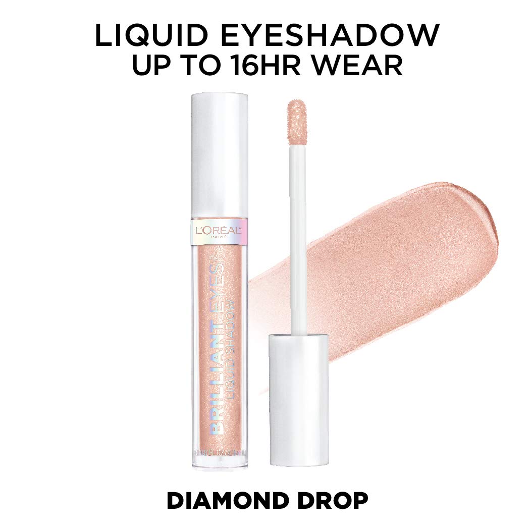 L'Oreal Paris Brilliant Eyes lightweight formula glides on for comfortable wear