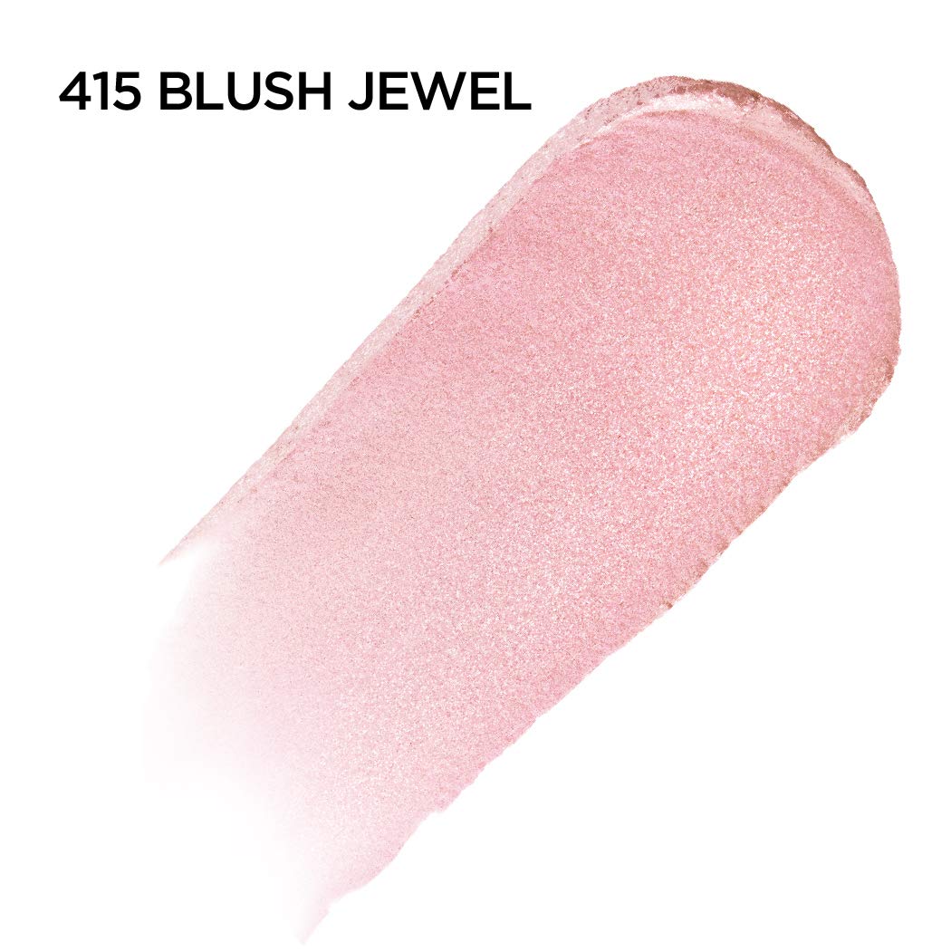 L'Oreal Paris Brilliant Eyes pigment pearl close-up highlights luminous shimmer in close view