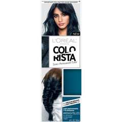 L’Oréal Paris Colorista Midnight Blue bottle ready for quick, non-bleach color application.