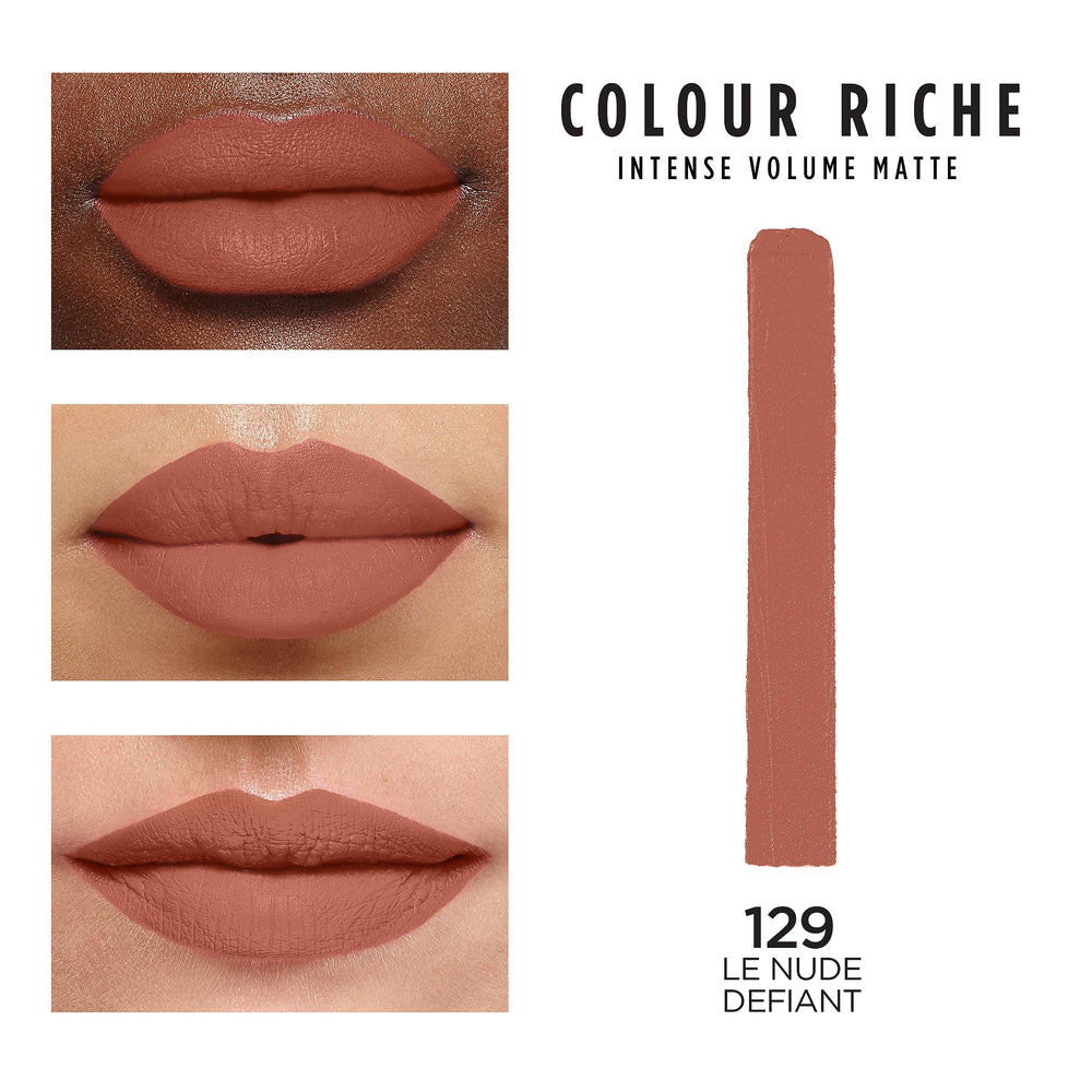 L'Oreal Paris Colour Riche Intense Volume Matte lipstick matte finish close-up