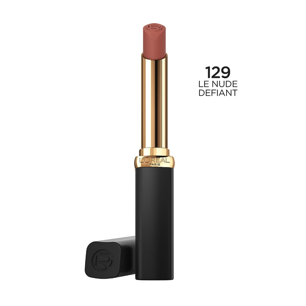 L'Oreal Paris Colour Riche Intense Volume Matte lipstick slim bullet detail for precise application