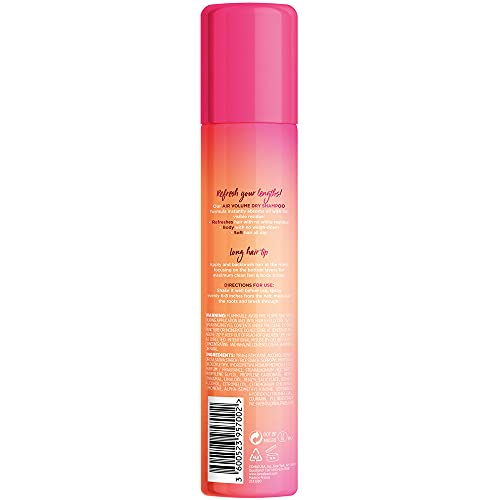 L’Oréal Paris Elvive Dream Lengths Air Volume Dry Shampoo being applied for root refresh