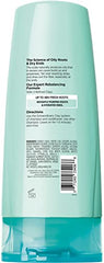 L'Oréal Paris Elvive Extraordinary Clay conditioner pump demonstrates easy application and even distribution.