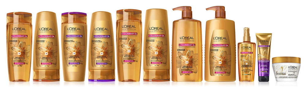 L'Oreal Paris Elvive Extraordinary Oil packaging varies by region