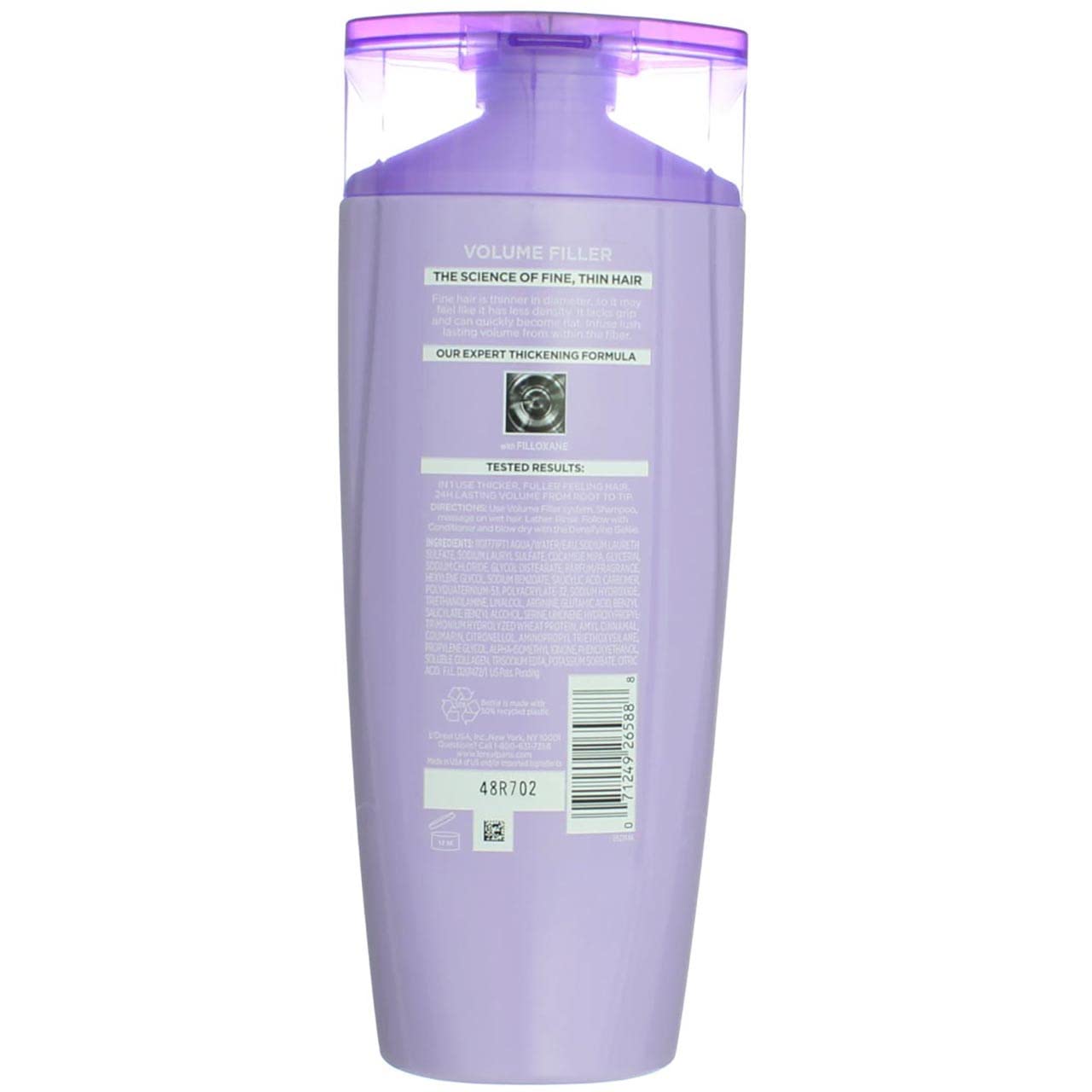 L'Oreal Paris Elvive Volume Filler shampoo lather boosts fullness