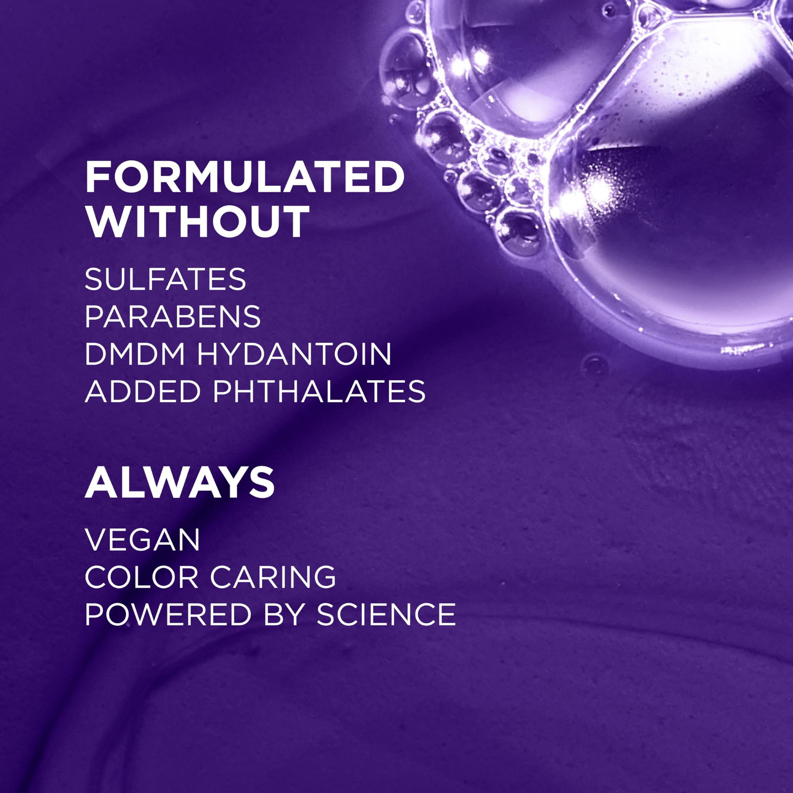 L'Oreal Paris EverPure brass-toning conditioner swirl on hair demonstrates tone neutralization