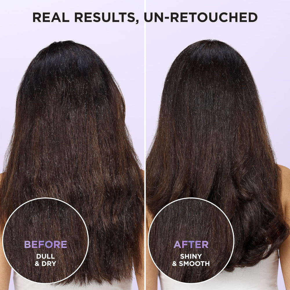 L'Oreal Paris EverPure Glossing Acidic Glaze Spray highlights sealing hair cuticles for smoothness.