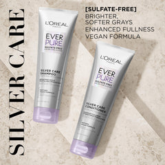 L'Oreal Paris EverPure silver care conditioner tube gives smooth, nourished ends.